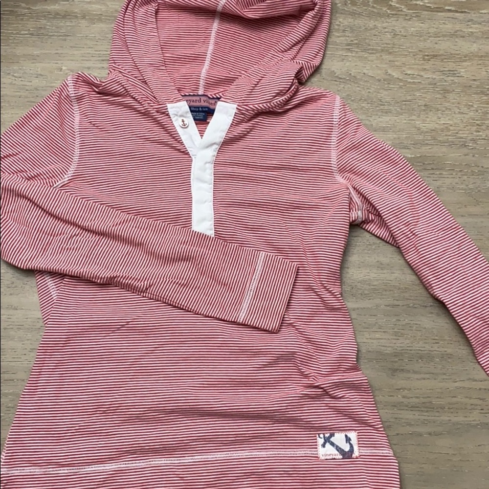 XS Striped Vineyard Vines Hoodie